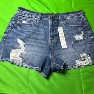 High rise mom shorts